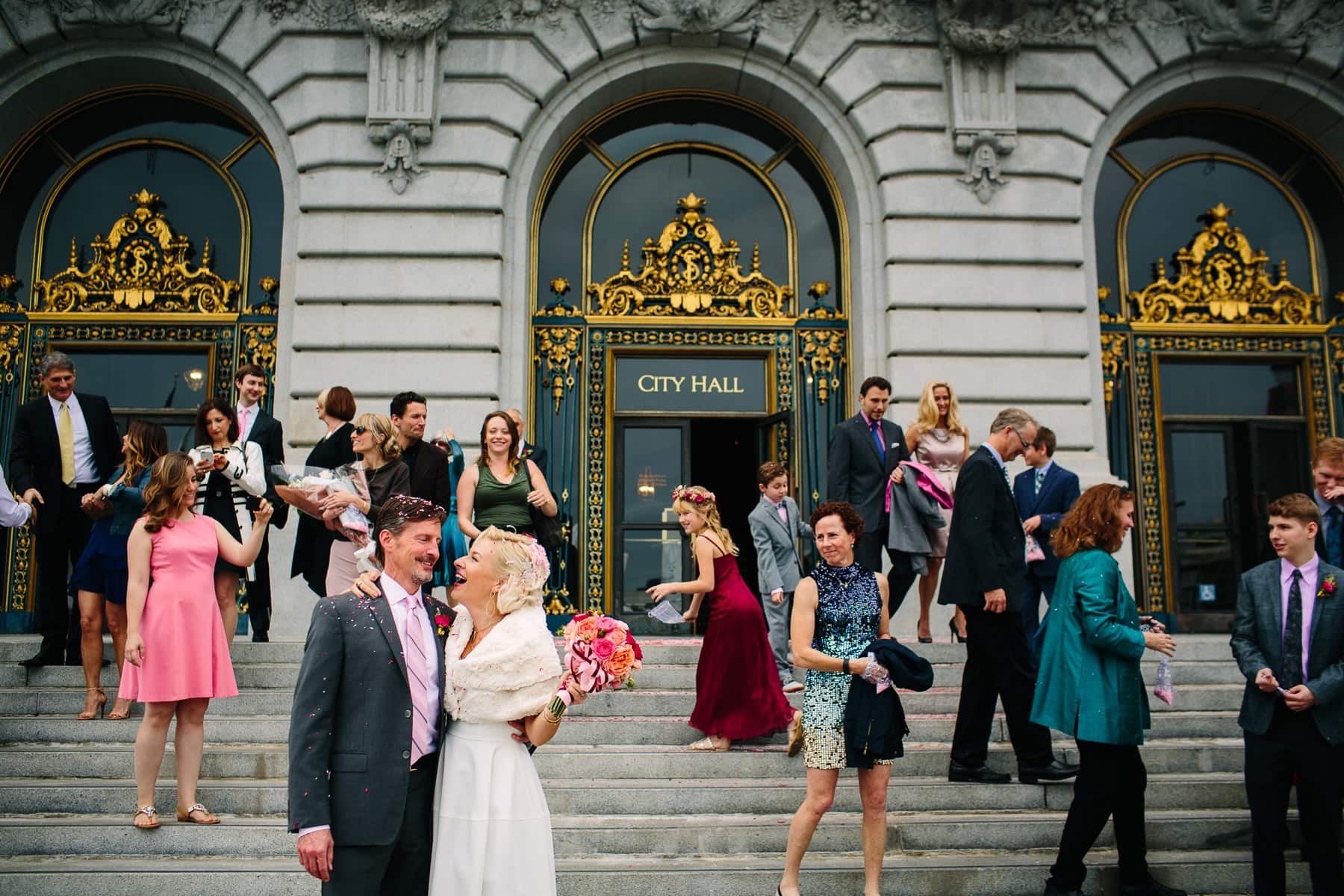 The wedding of Tiffany and Hayden at San Francisco City Hall.