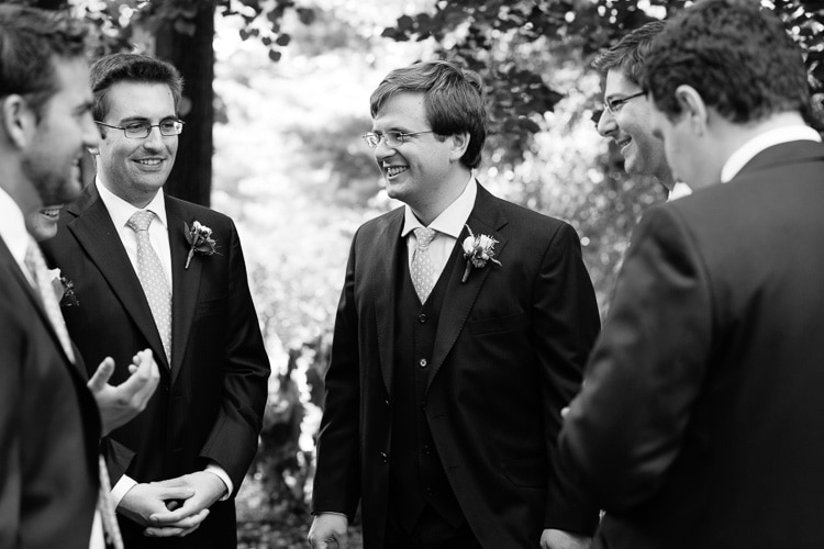 groom and groomsmen before the ceremony, Duxbury, Massachusetts documentary wedding photography