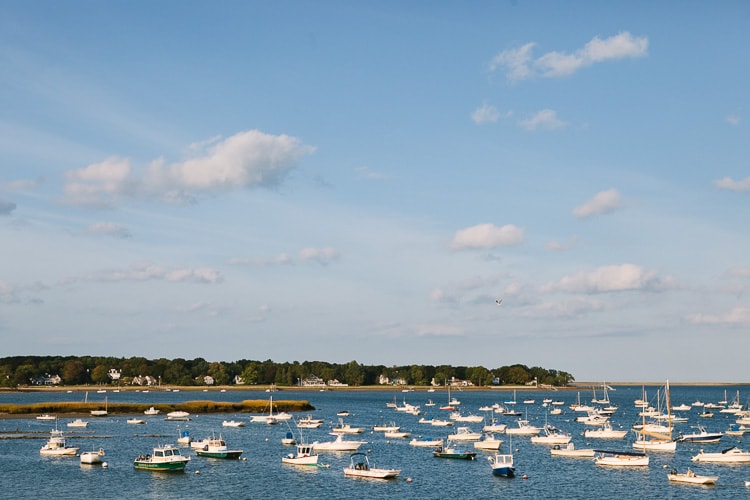the view from the Duxbury Bay Maritime School
