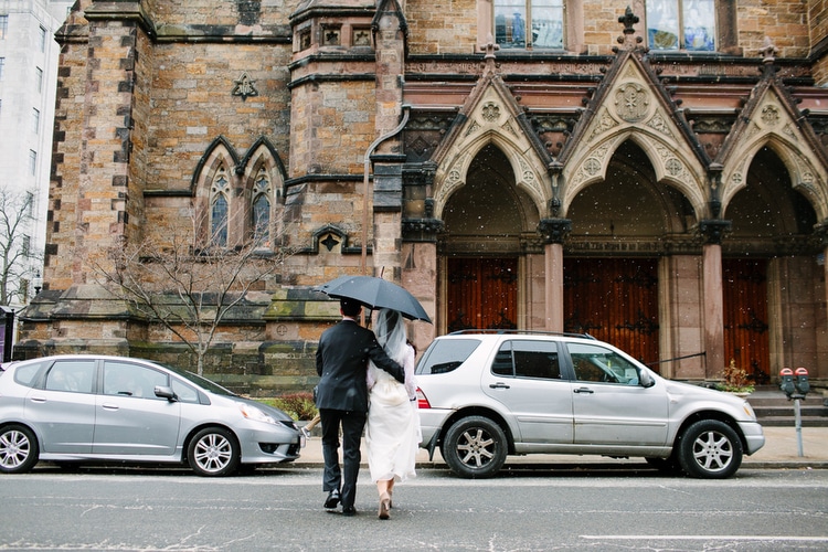 winter wedding in Boston, Massachusetts documentary wedding photography