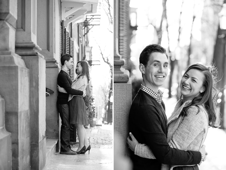 classic Beacon Hill engagement photography