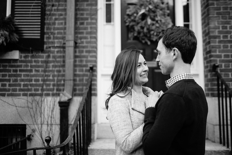 classic Beacon Hill engagement session