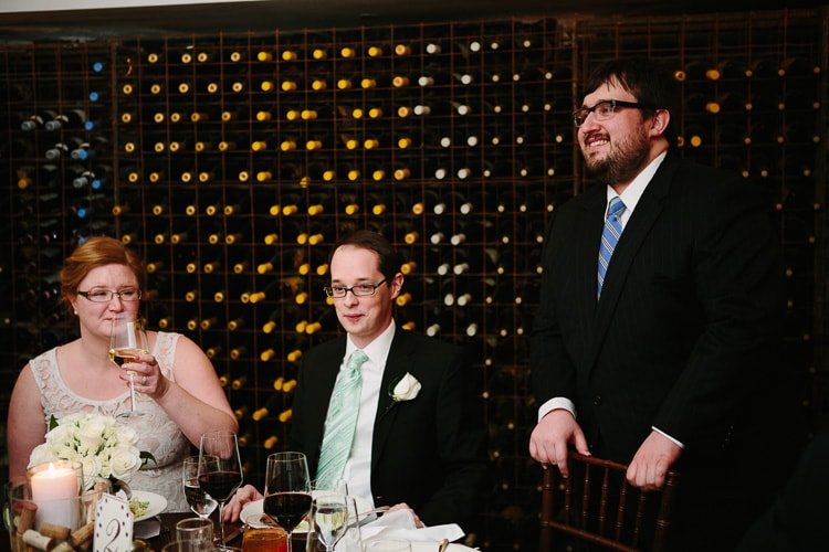 intimate Boston restaurant wedding