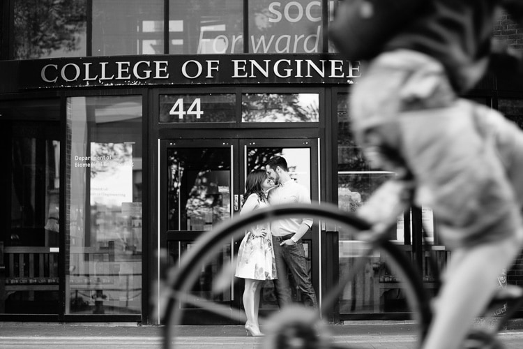 documentary Boston University engagement photography