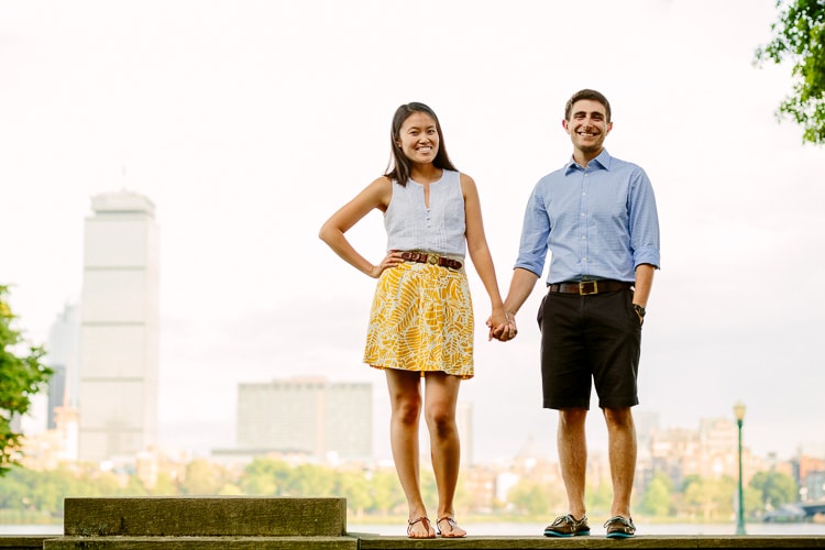 MIT engagement photo, by Kelly Benvenuto Photography