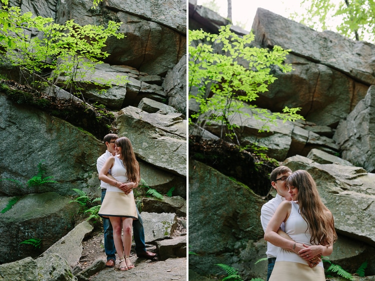 Purgatory Chasm engagement photos, images by Kelly Benvenuto