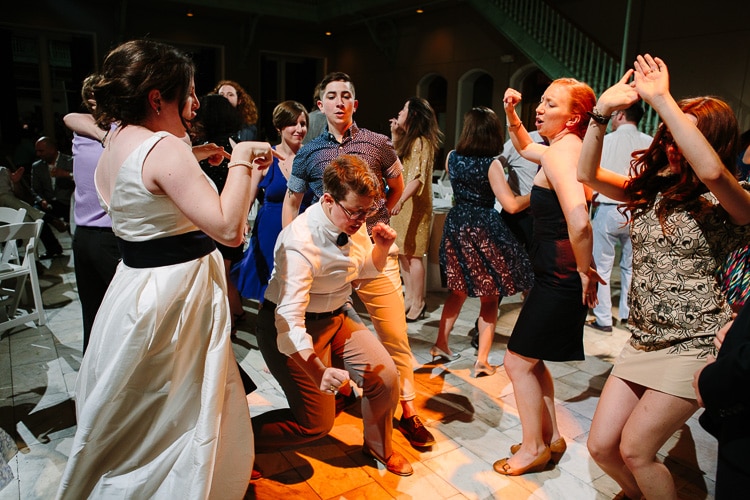brides dance at Cambridge Multicultural Arts Center wedding reception