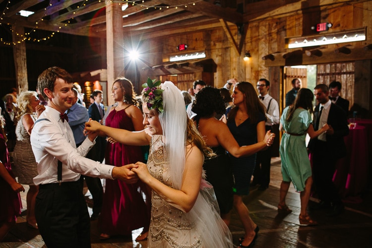 bride and groom dance at Misty Valley, Ann Arbor wedding