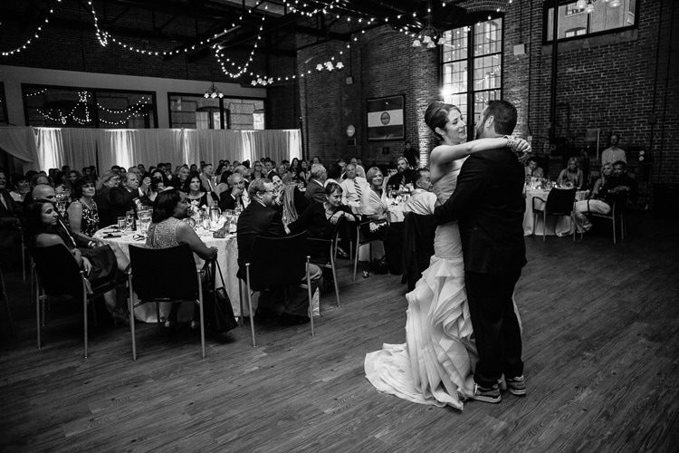 first dance, Charles River Museum wedding