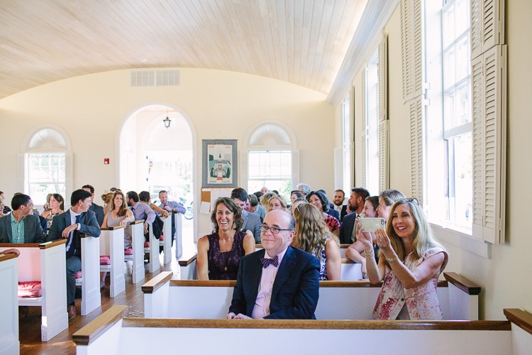 wedding guests, Union Chapel, Hyannis Port, MA