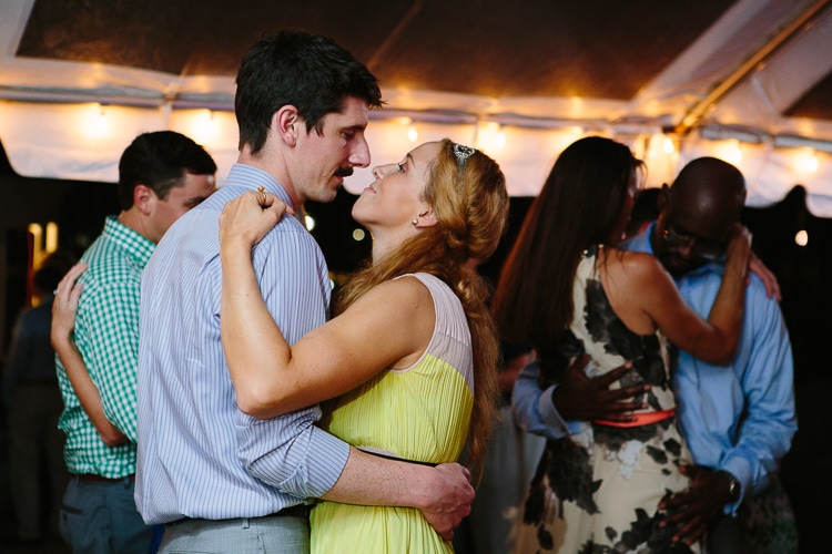 guests dance at Cape Cod Maritime Museum wedding reception