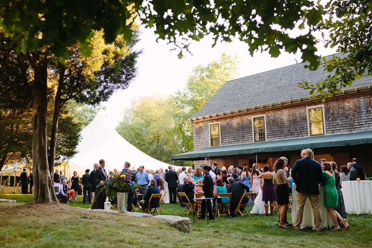 Wedding reception at the Meeting House in Tiverton, RI. Documentary wedding photography by Kelly Benvenuto.