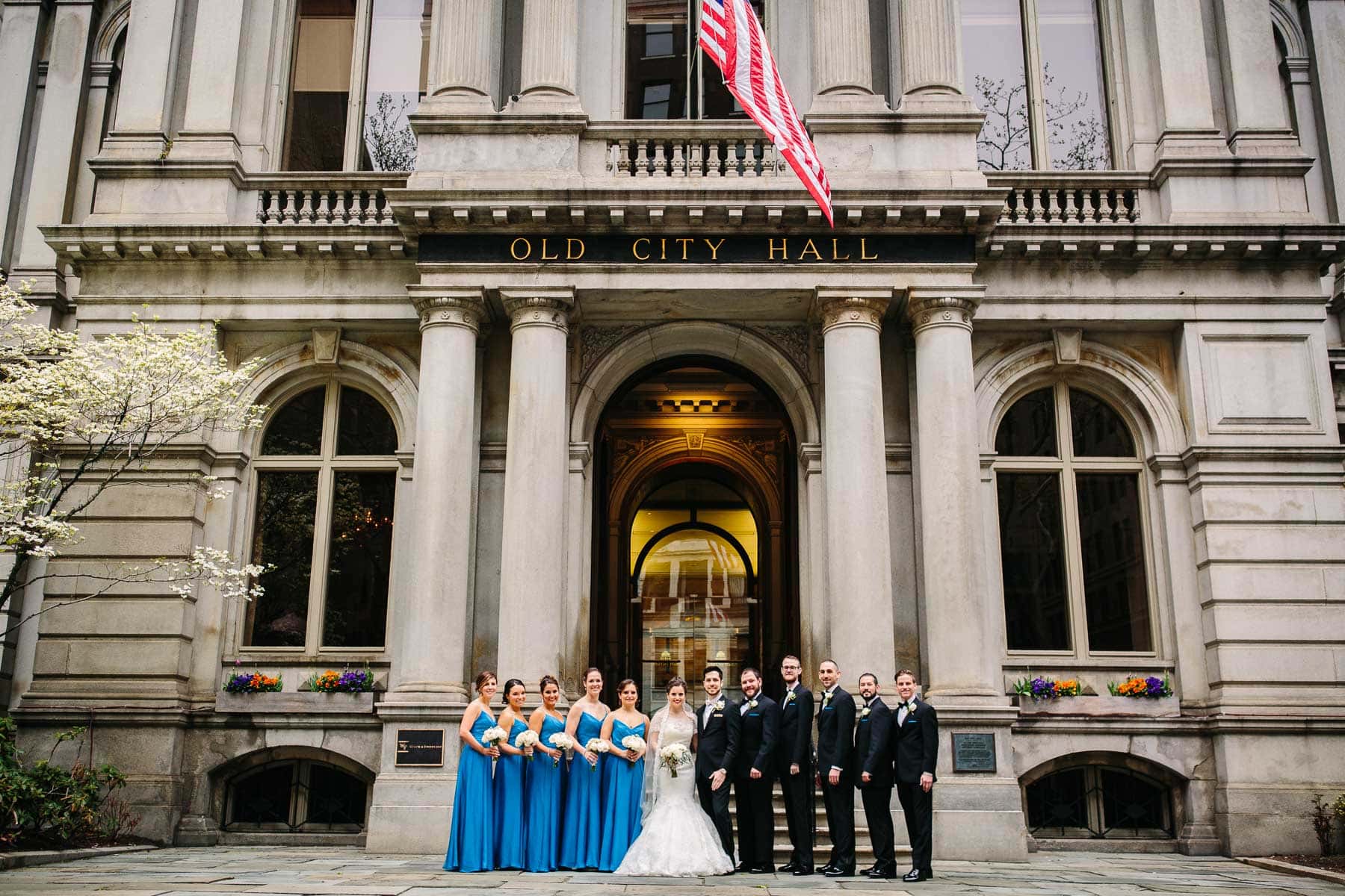 Boston Old City Hall wedding photo