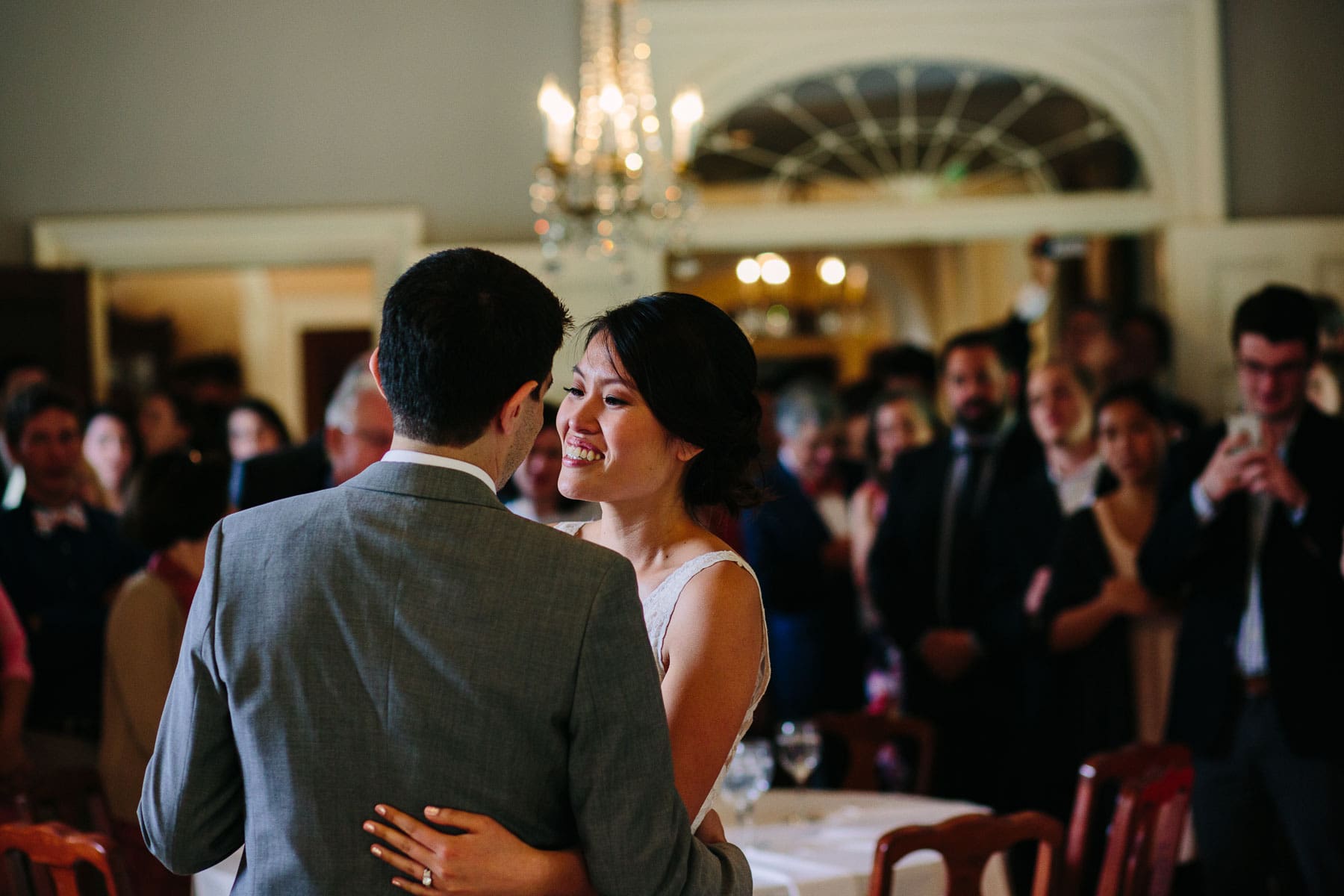 first dance in the ballroom of the Lyman Estate