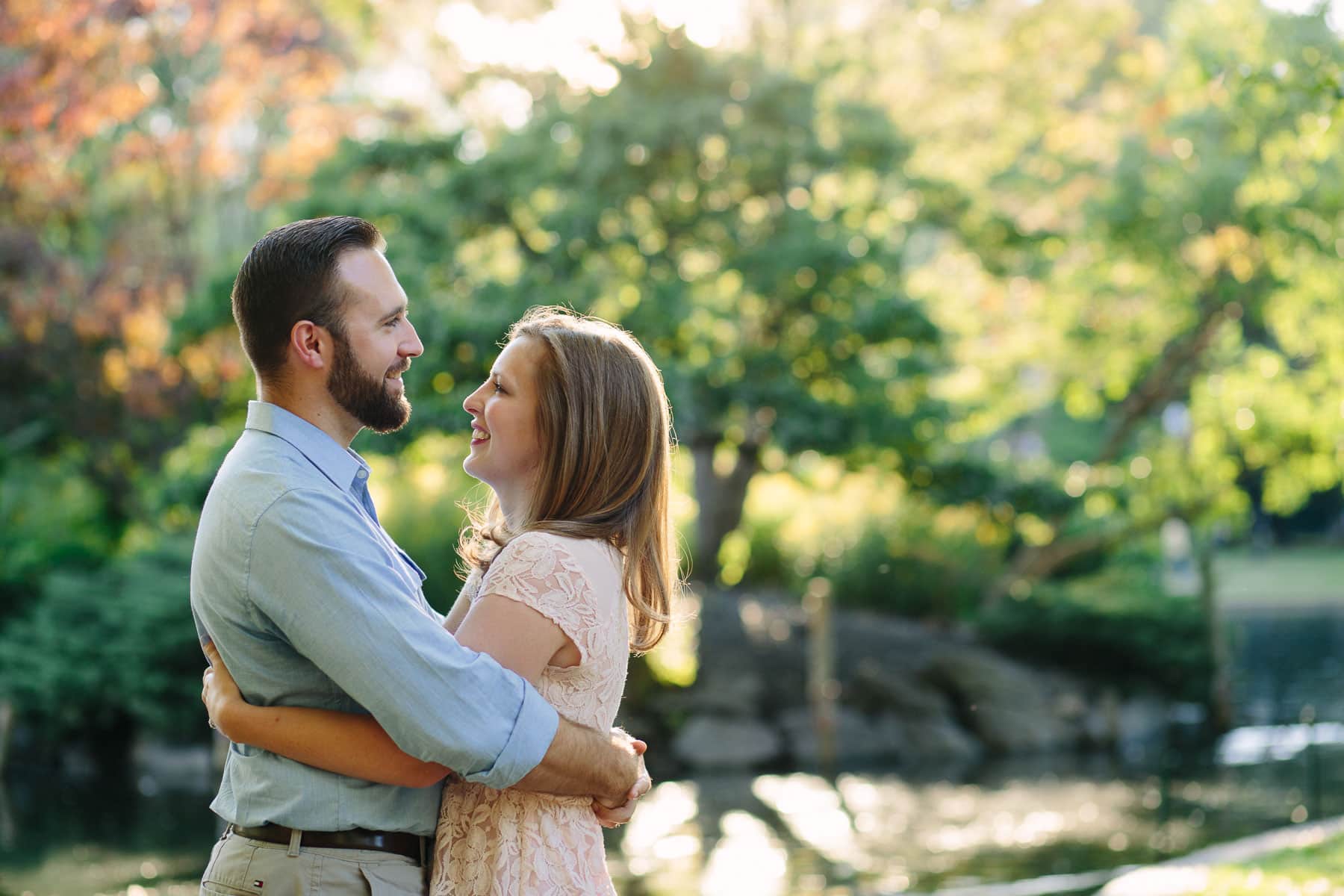 Peggy and Anthony's Boston engagement photography session in Boston's Public Garden | Kelly Benvenuto Photography | Boston Engagement Photographer