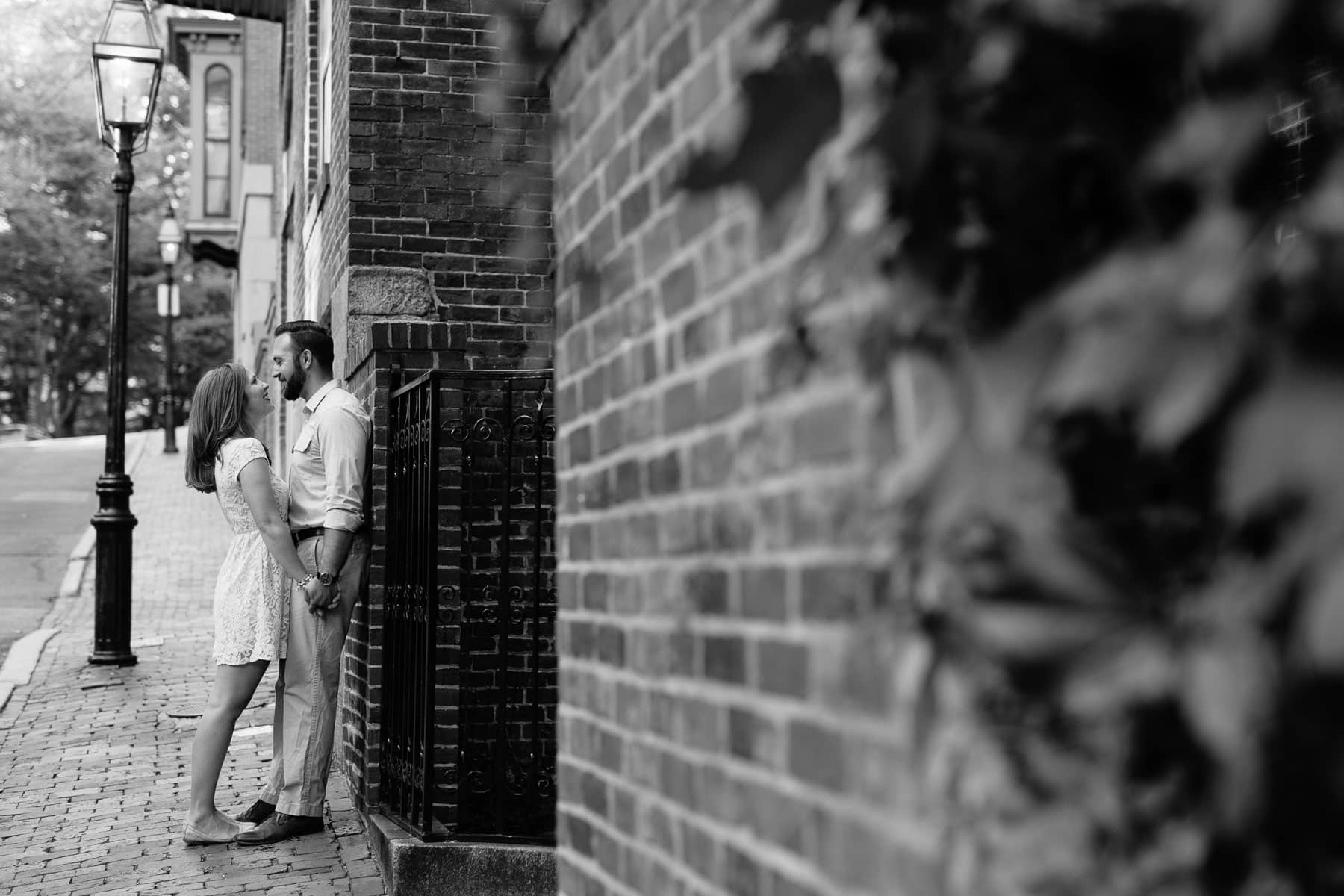 Peggy and Anthony's Boston engagement photography session in the Beacon Hill neighborhood | Kelly Benvenuto Photography | Boston Engagement Photographer