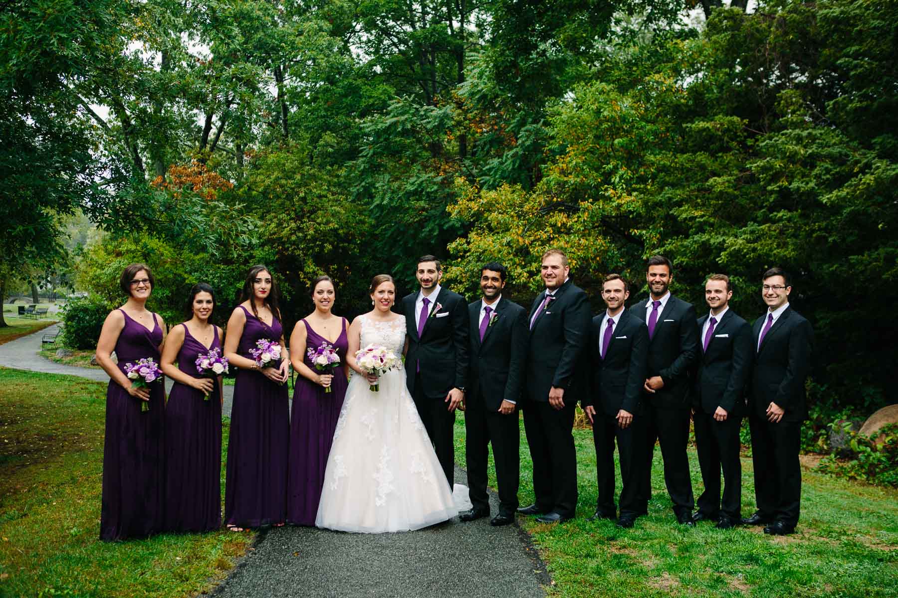 Lauren and George's wedding photos at Larz Anderson Park, Brookline | Kelly Benvenuto Photography | Boston wedding photographer