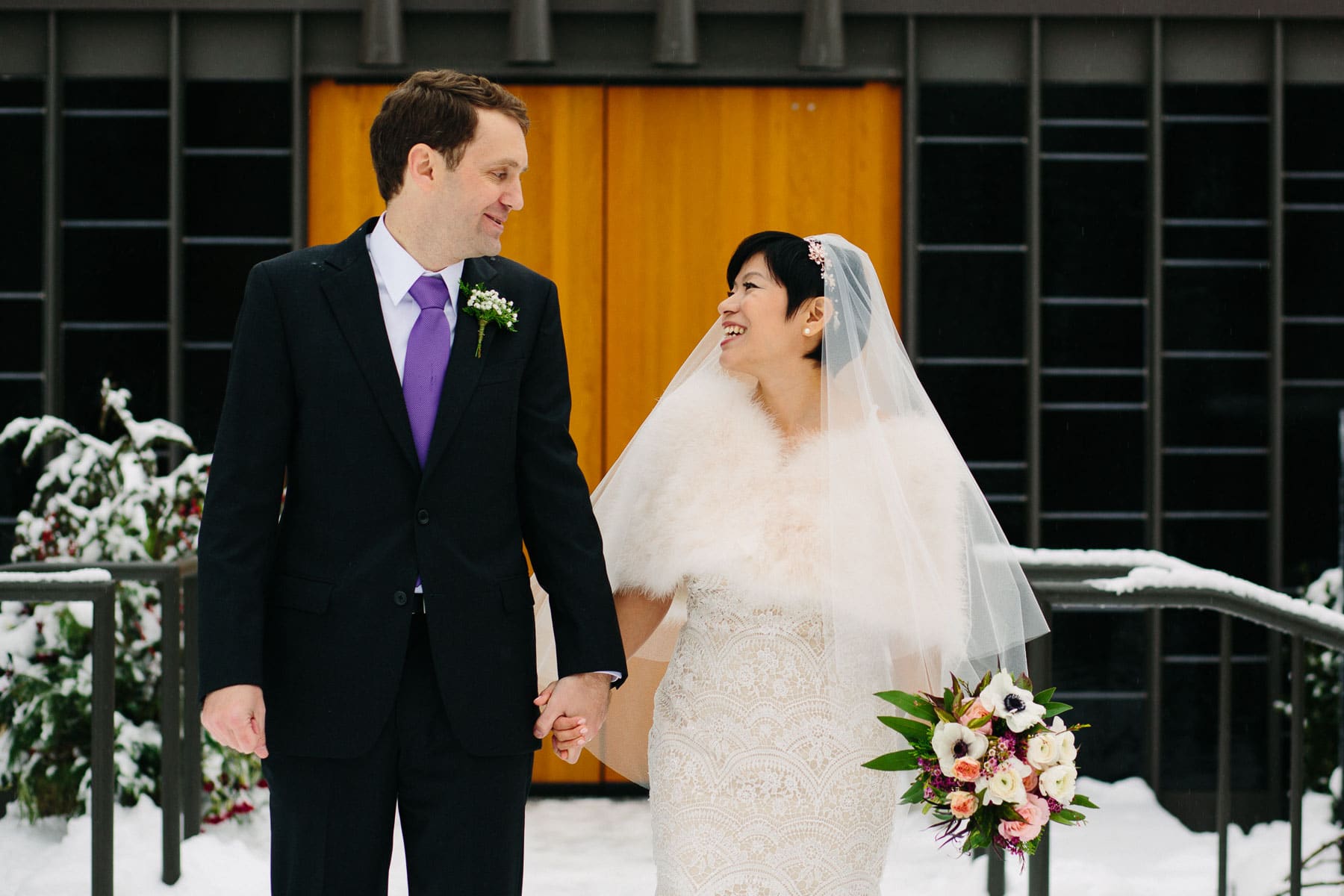 Juliana and John's MIT Chapel winter wedding in Cambridge, MA | Kelly Benvenuto Photography | Boston Wedding Photographer