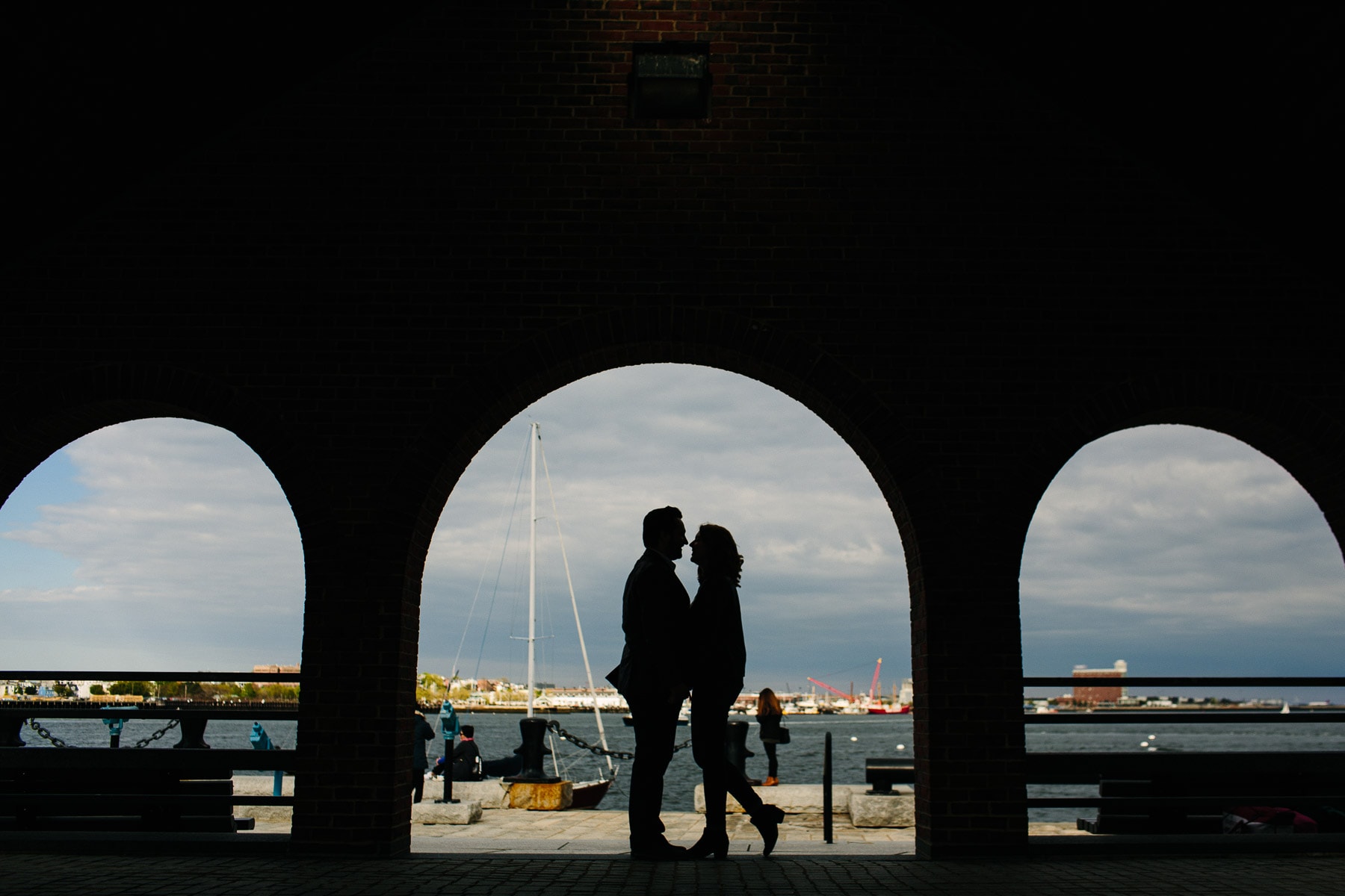Boston waterfront engagement session | Kelly Benvenuto Photography | Boston Wedding Photographer
