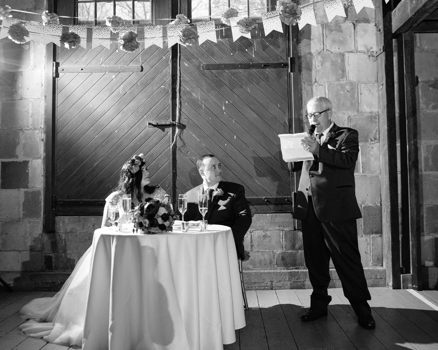 Christie and Josh's Crane Estate Barn wedding reception in Ipswich, MA | Kelly Benvenuto Photography | Boston Wedding Photographer