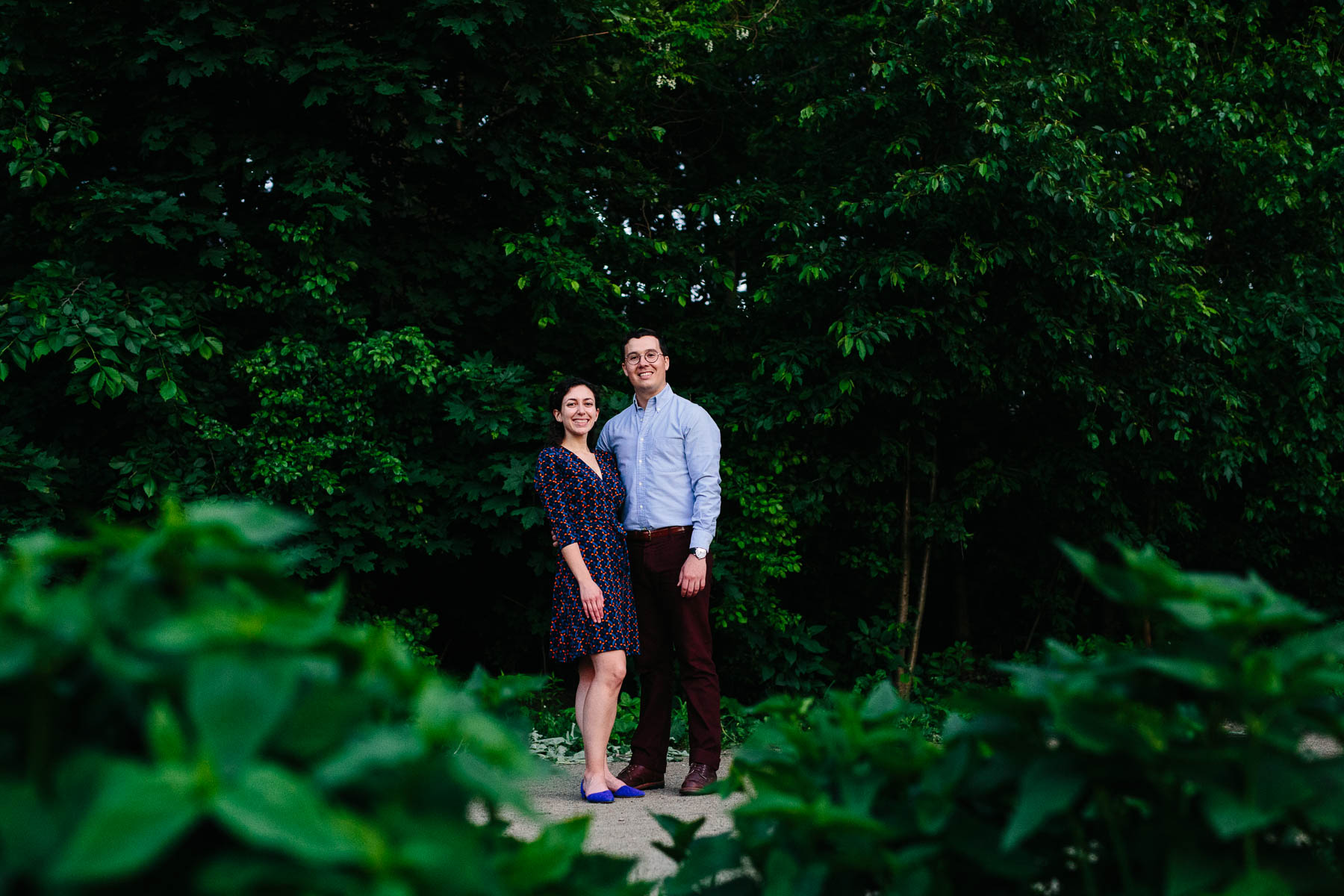 Emily and Matt's Cambridge engagement session at their apartment and at Fresh Pond | Kelly Benvenuto Photography | Boston Wedding Photographer