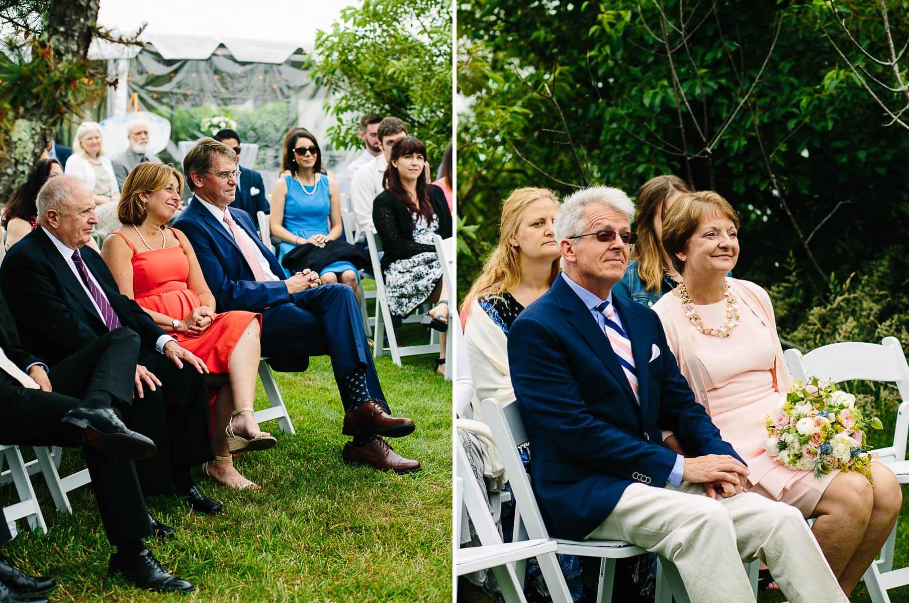 Amy and Ben's intimate backyard Cape Cod wedding in Brewster, MA | Kelly Benvenuto Photography | Boston Wedding Photographer