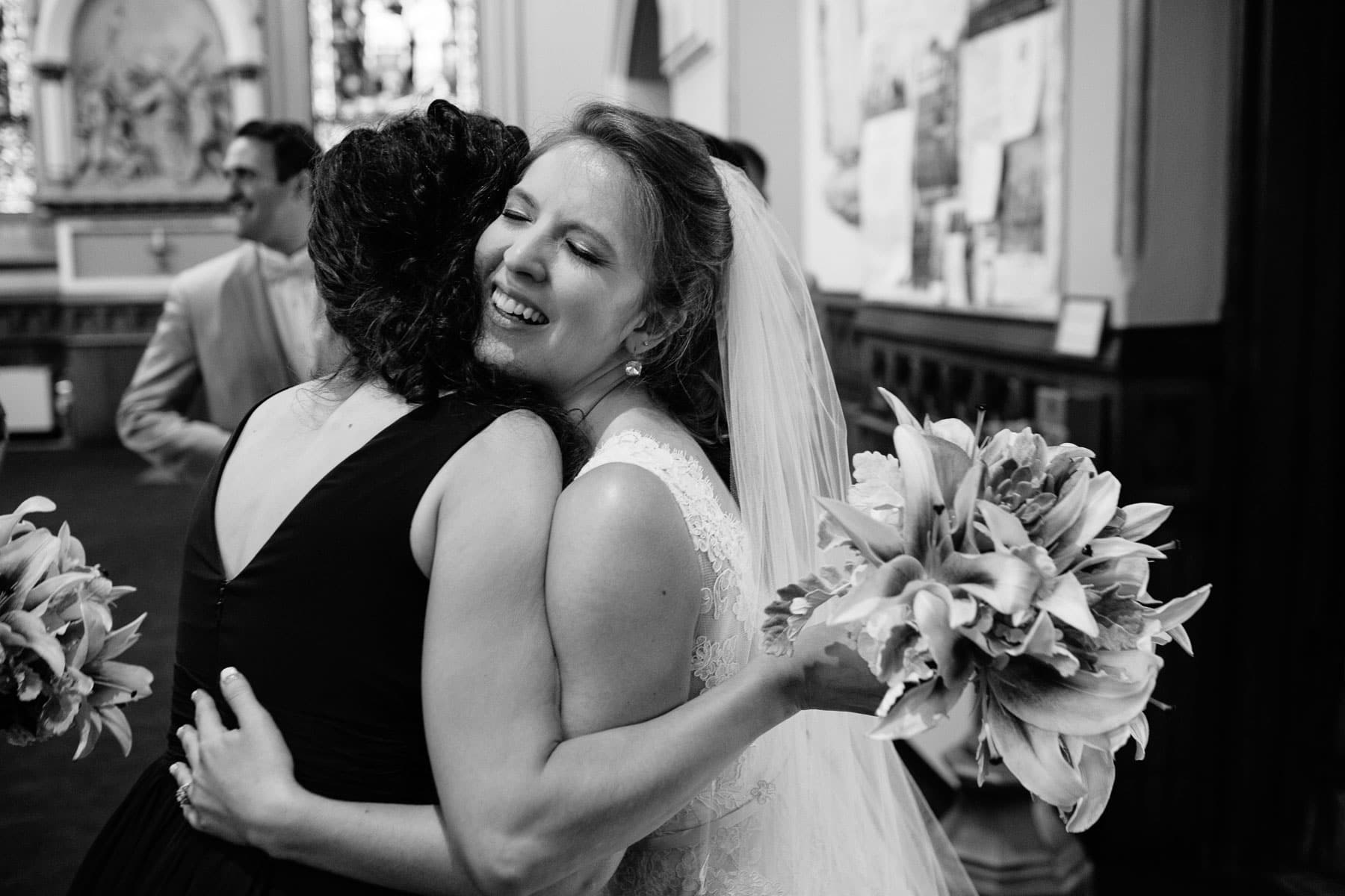 Peggy and Anthony's wedding ceremony at Saint Mary - Saint Catherine of Siena in Charlestown, MA | Kelly Benvenuto Photography | Boston Wedding Photographer