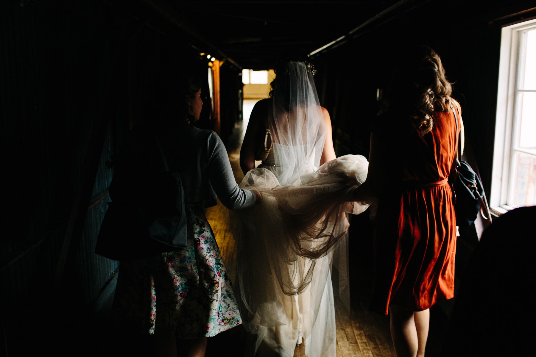 Arriving at MASS MoCA in North Adams, MA for a wedding | Kelly Benvenuto Photography | Boston Wedding Photographer
