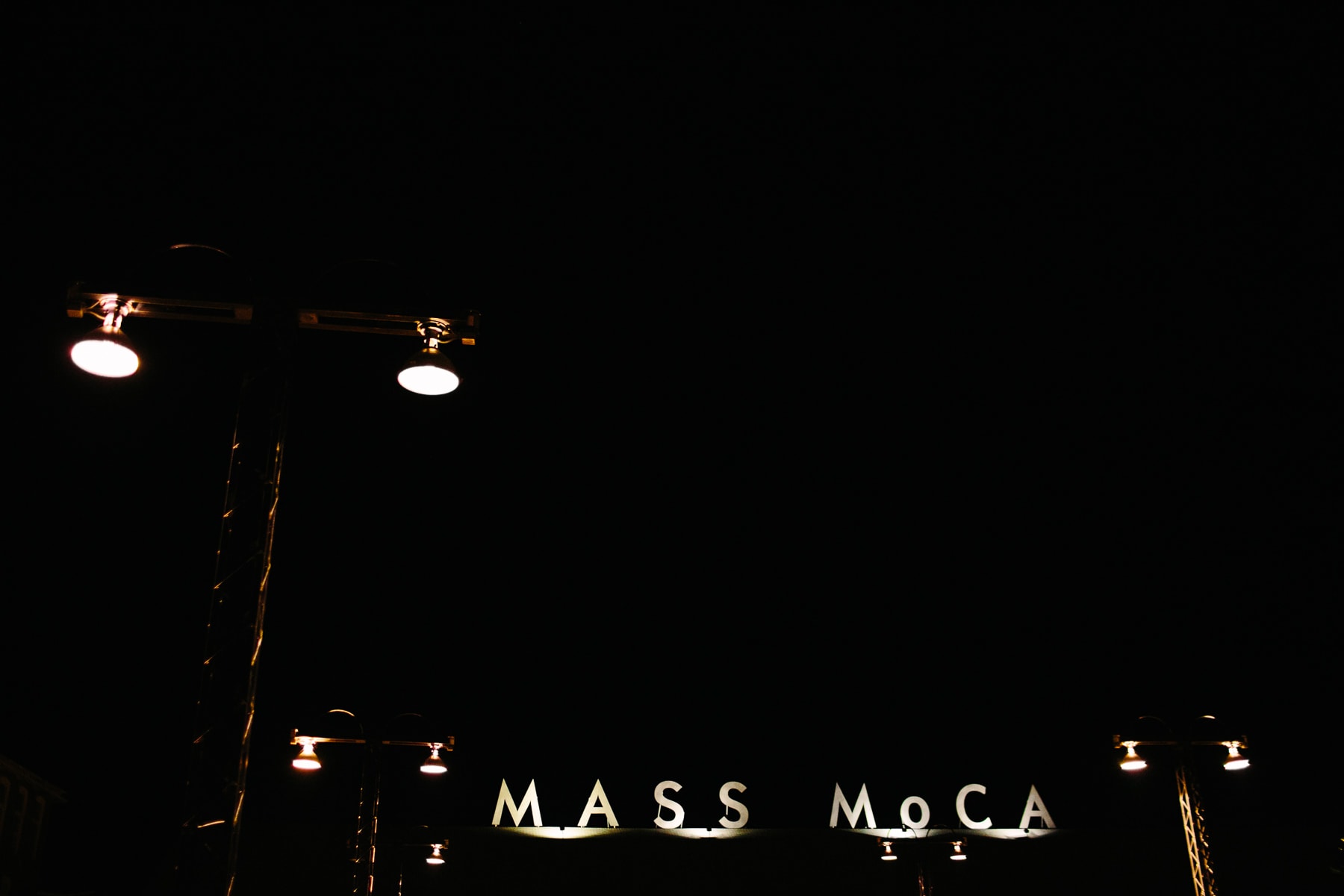 MASS MoCA at night | Kelly Benvenuto Photography | Boston Wedding Photographer