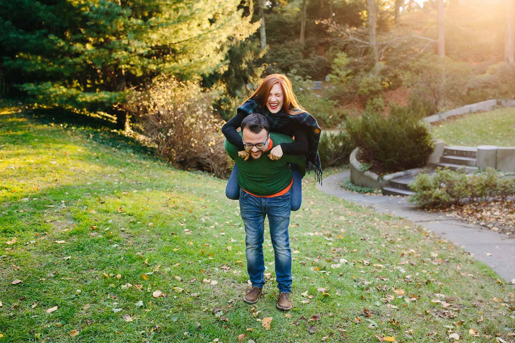 Fall engagement session of Claire and Andrew | Kelly Benvenuto Photography | Boston Wedding Photographer