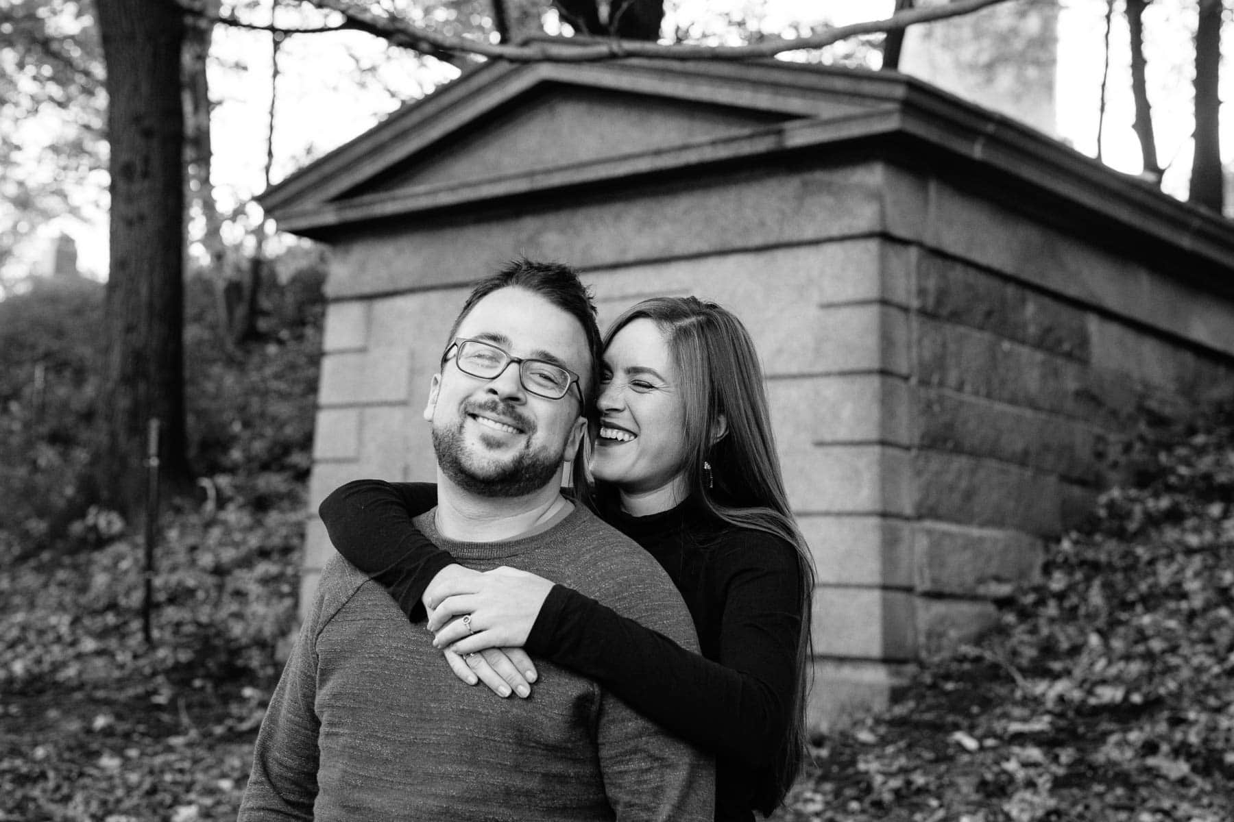 Mt Auburn Cemetery engagement session of Claire and Andrew | Kelly Benvenuto Photography | Boston Wedding Photographer