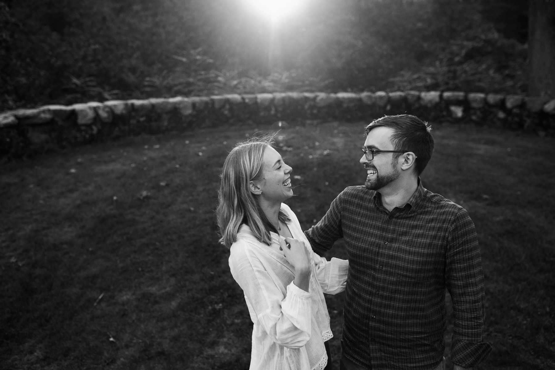 Practice session of Haley and Brendan | Stonehurst engagement session | Kelly Benvenuto Photography | Boston wedding photographer