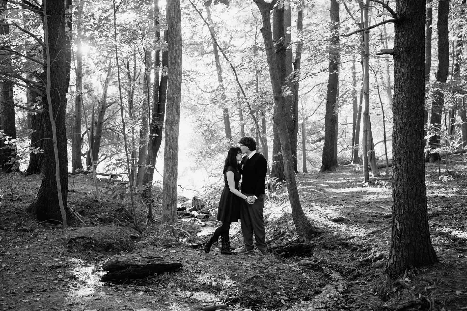Old Stone Church engagement session of Kathryn and Ian in West Boylston, MA | Kelly Benvenuto Photography | Boston wedding photographer