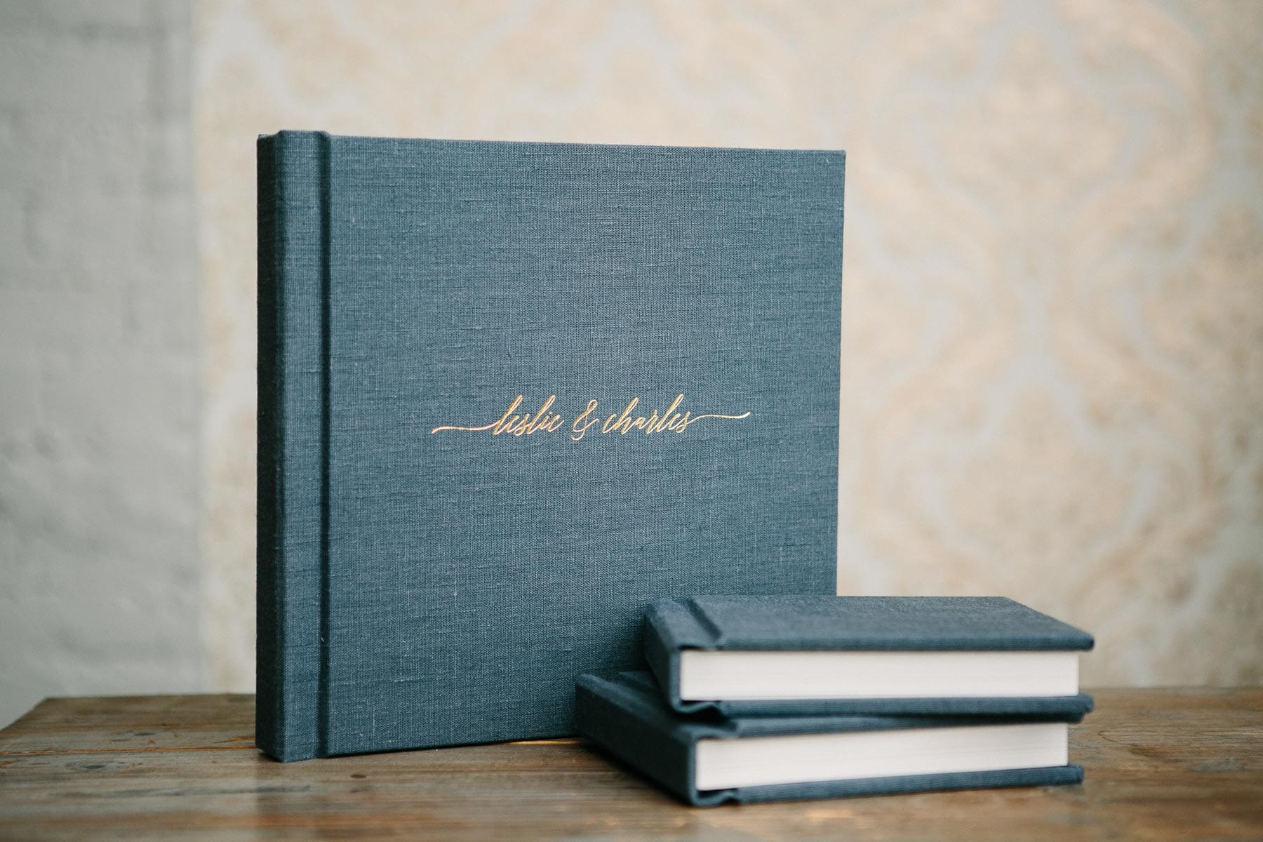 Signature flushmount linen album | Kelly Benvenuto Photography | Boston wedding photographer