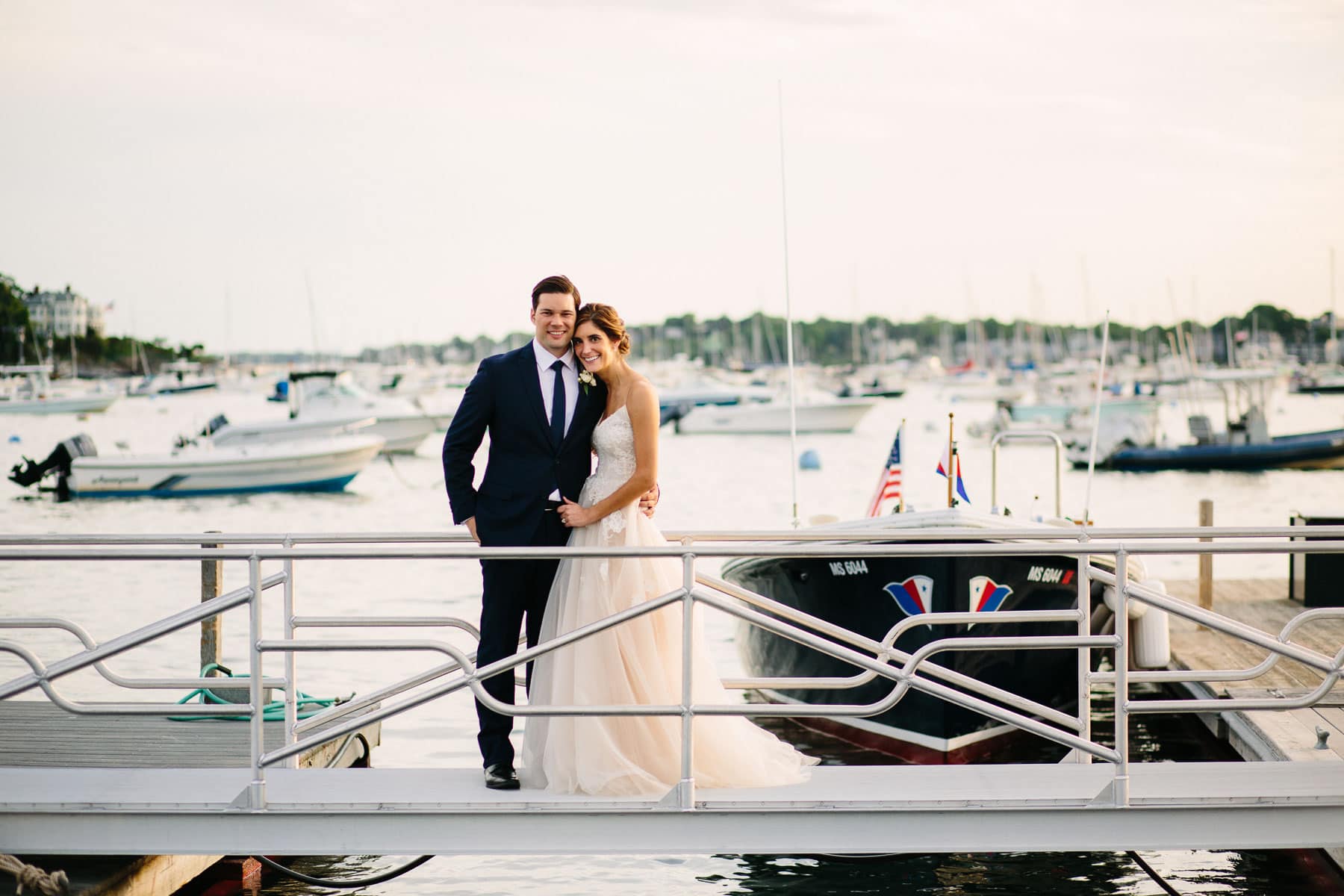 Corinthian Yacht Club wedding of Danielle and Dave, Marblehead, MA | Kelly Benvenuto Photography | Boston Wedding Photographer