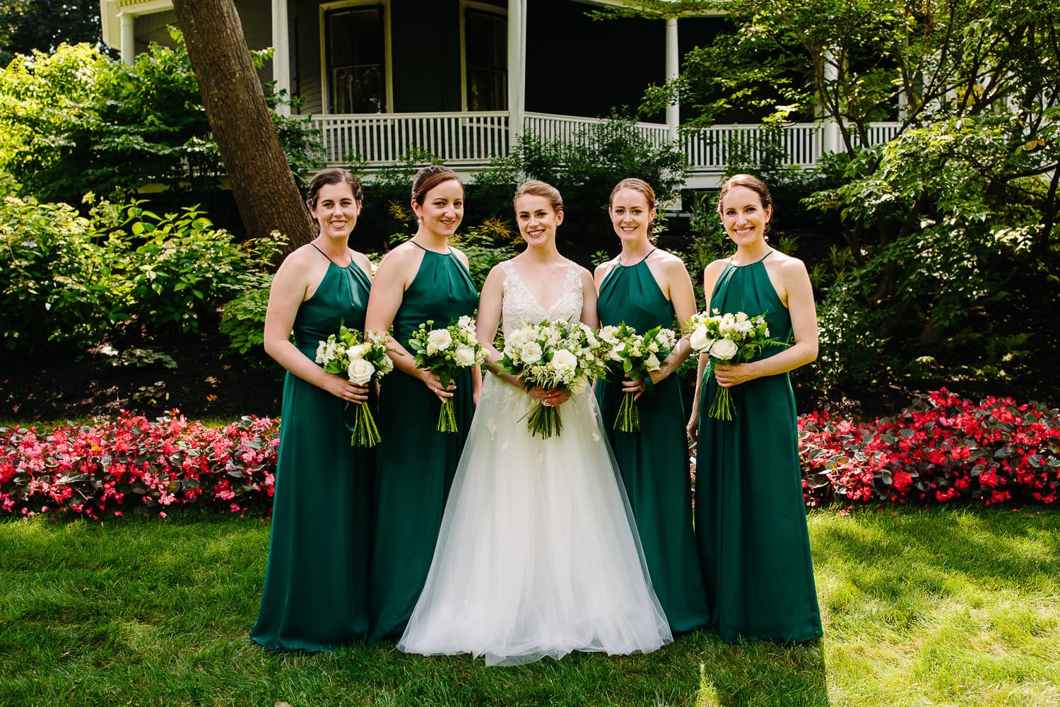 Getting ready for the wedding at home in Hingham, MA | Kelly Benvenuto Photography | Boston wedding photographer